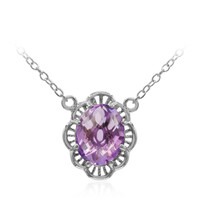 Bolivianischer Amethyst-Silbercollier
