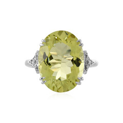 Limonen-Quarz-Silberring