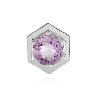 Lavendel-Amethyst-Silberanhänger
