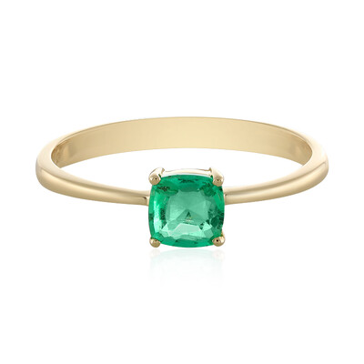 Russischer Smaragd-Goldring (Adela Gold)