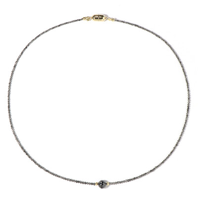 Diamant-Goldhalskette (Adela Gold)