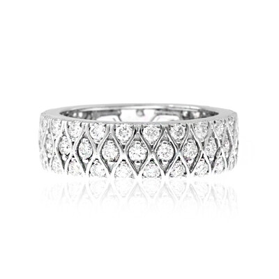 Lupenreiner (F) Brillant-Platinring (LUCENT DIAMONDS)