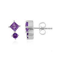 Amethyst-Silberohrringe