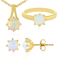 Welo-Opal-Silberset