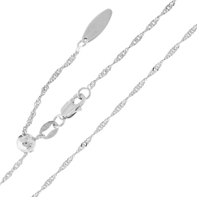 Silber-Singapur-Kette - 2,19 g - 60 cm