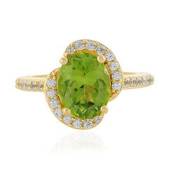 Peridot-Silberring