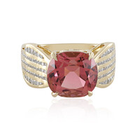 Nigerianischer Pinkfarbener Turmalin-Goldring (de Melo)