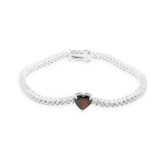 Granat-Silberarmband