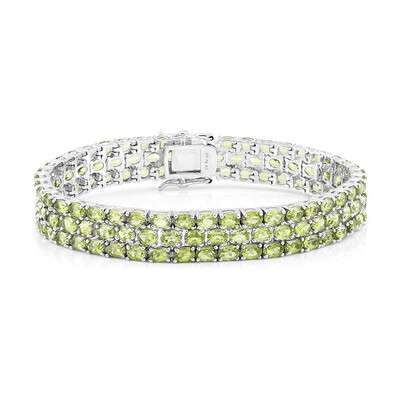Burmesischer Peridot-Silberarmband