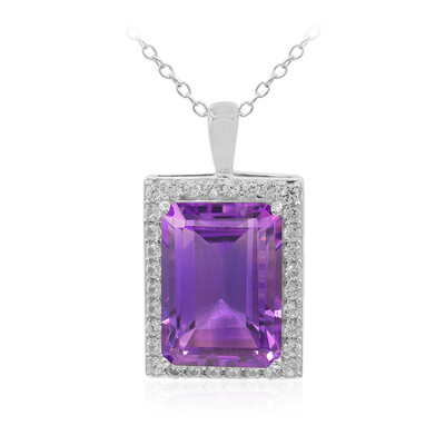 Amethyst-Silberhalskette