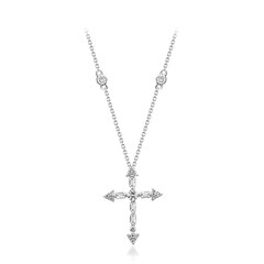 SI2 (H) Diamant-Goldhalskette (CIRARI)