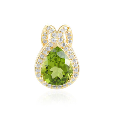 Arizona-Peridot-Silberanhänger
