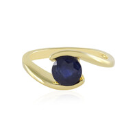 Blauer Madagaskar-Saphir-Silberring