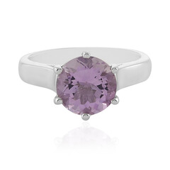 Lavendel-Amethyst-Silberring
