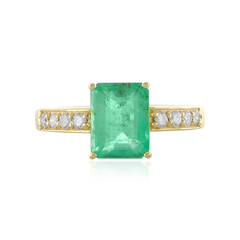 Äthiopischer Smaragd-Goldring (AMAYANI)