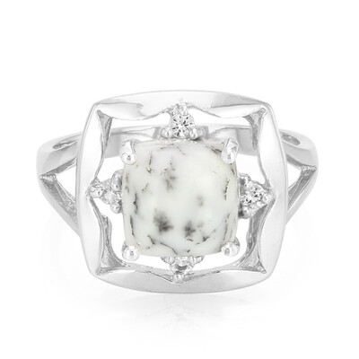 Dendriten-Achat-Silberring