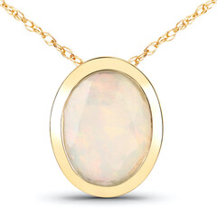 Welo-Opal-Goldhalskette