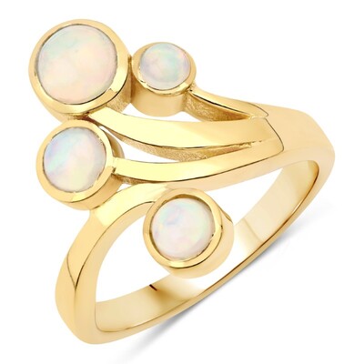 Welo-Opal-Silberring