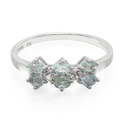 Paraiba-Turmalin-Silberring