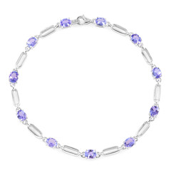 Tansanit-Silberarmband