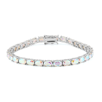 Mondlicht-Quarz-Silberarmband
