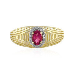 Pinkfarbener Turmalin-Goldring (Ornaments by de Melo)