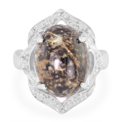 Leoparden-Opal-Silberring