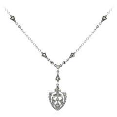 Markasit-Silbercollier