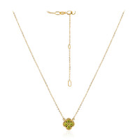 Gelber VS1 Brillant-Goldcollier
