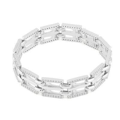 Zirkon-Silberarmband (Remy Rotenier)