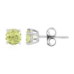 Ouro Verde-Quarz-Silberohrringe