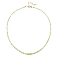 Chrysoberyll-Katzenauge-Silberhalskette