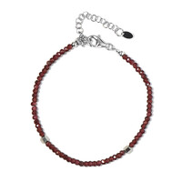 Edelstein-Silberarmband