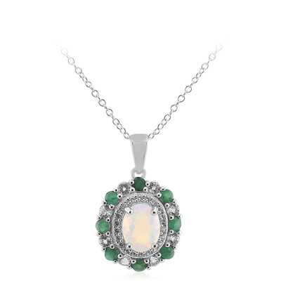 Welo-Opal-Silberhalskette