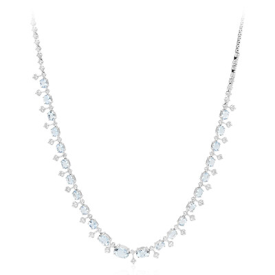 AAA-Brasilianischer Aquamarin-Goldcollier (CIRARI)