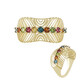 Brasilianischer Turmalin-Goldring (Ornaments by de Melo)