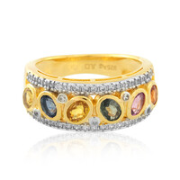 Saphir-Silberring