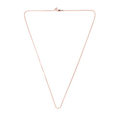 Silber-Foxtail-Kette - 3,97 g - 61 cm - rosévergoldet
