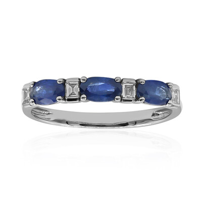 Ceylon-Saphir-Goldring (CIRARI)