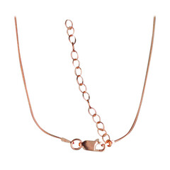 Silber-Schlangenkette - 40-45 cm - 3 g - rosévergoldet
