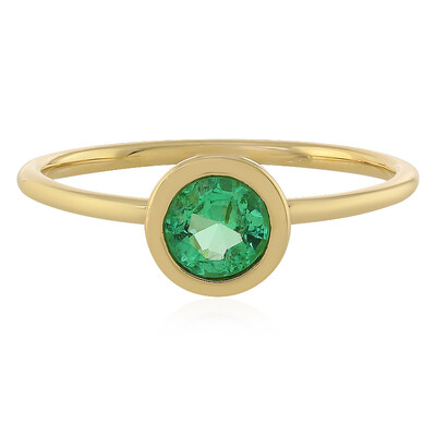 Äthiopischer Smaragd-Goldring