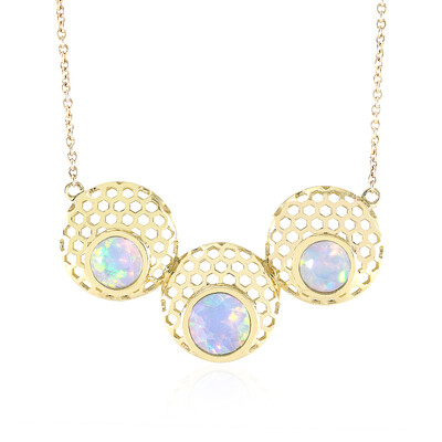 Welo-Opal-Goldcollier (Ornaments by de Melo)