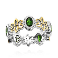 Russischer Diopsid-Silberring (Dallas Prince Designs)