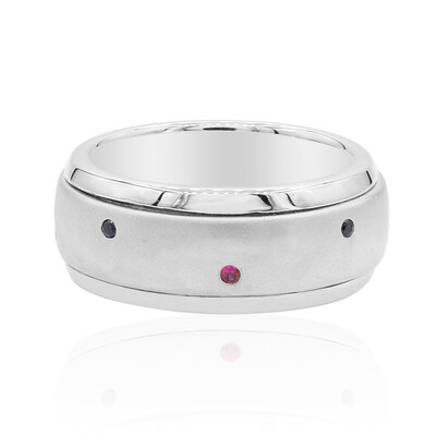 Edelstein-Silberring (MONOSONO COLLECTION)