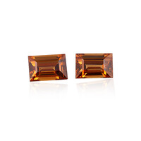 Cognac-Zirkone- 3,04 ct