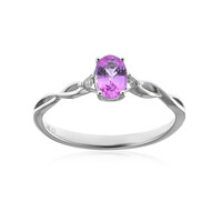 Pinkfarbener Saphir-Goldring (CIRARI)