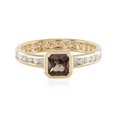 Farbwechsel-Granat-Goldring (de Melo)
