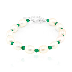 Süßwasserzuchtperlen-Silberarmband (TPC)
