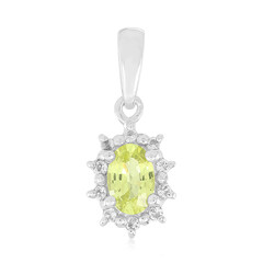 Brasilianischer Chrysoberyll-Silberanhänger