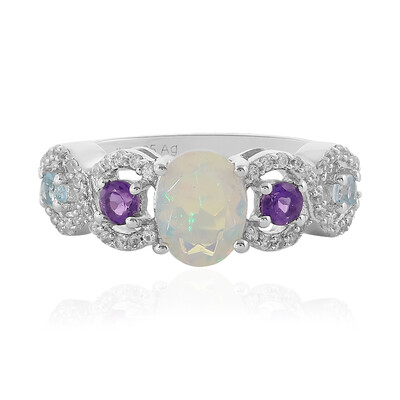 Welo-Opal-Silberring